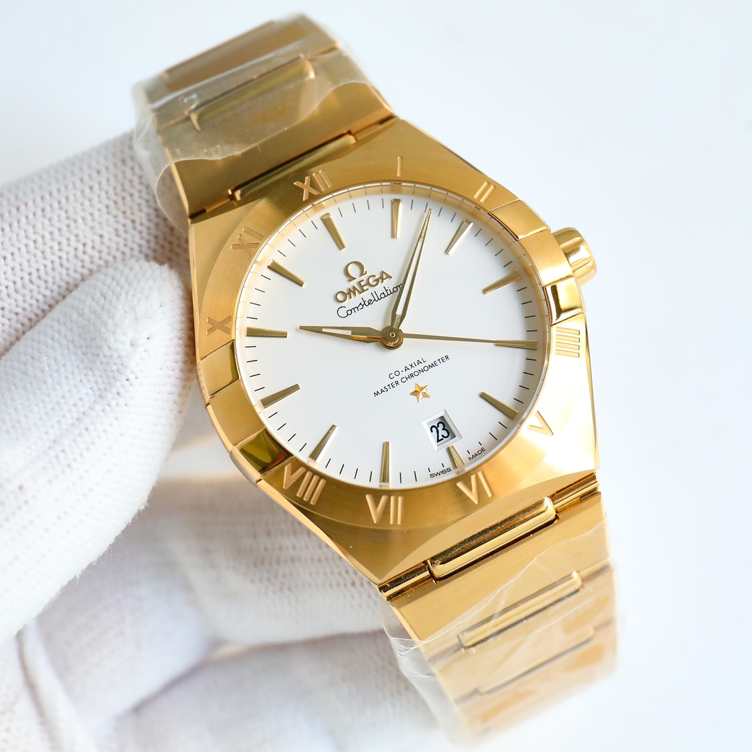 Omega Constellation 39mm Yellow Gold Watch