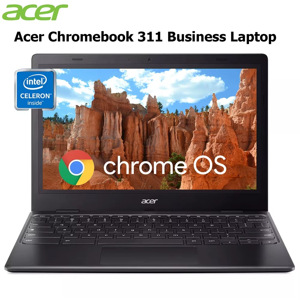 Acer Chromebook 311 11.6" Business Laptop, Intel Celeron N4500, 4GB RAM, 64GB eMMC