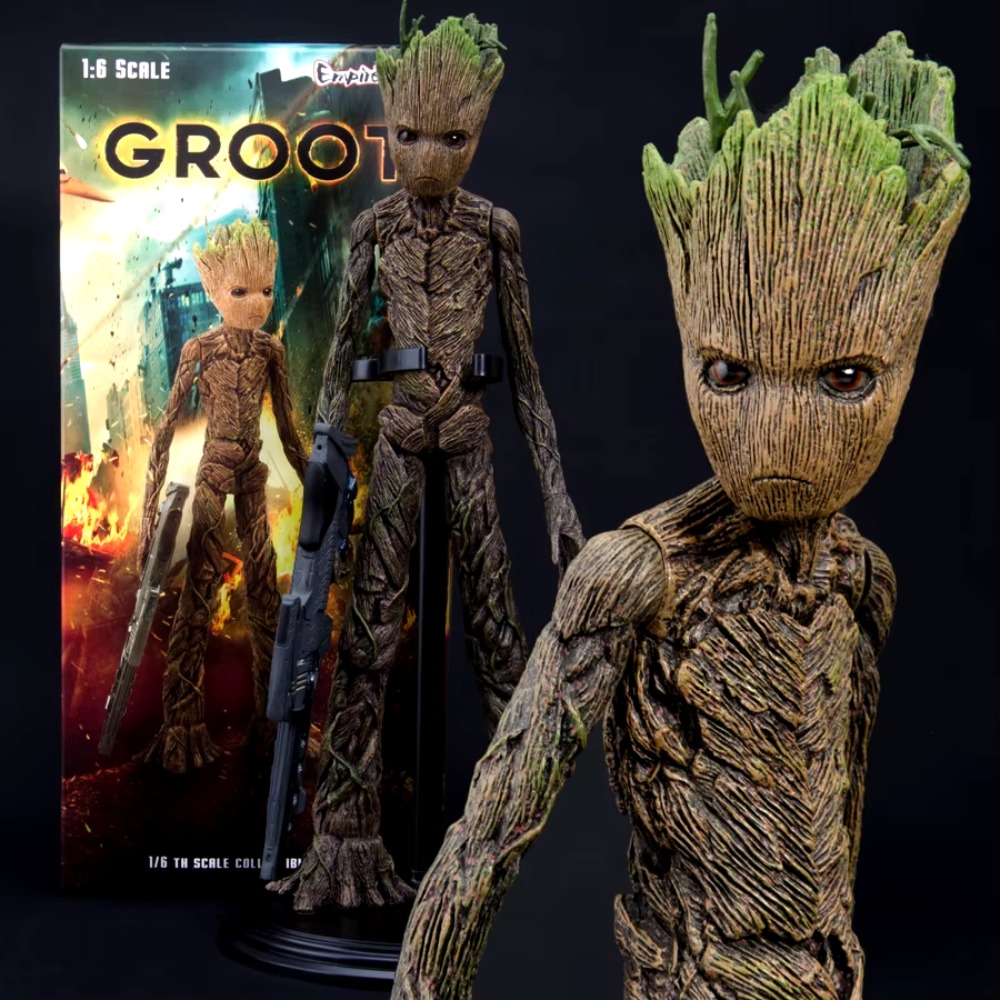 Groot Action Figure 31cm - Tree Men Statue Model Doll - Collectible Gift