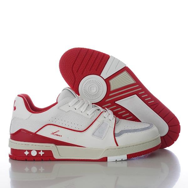 Men Red Trainer Sneaker