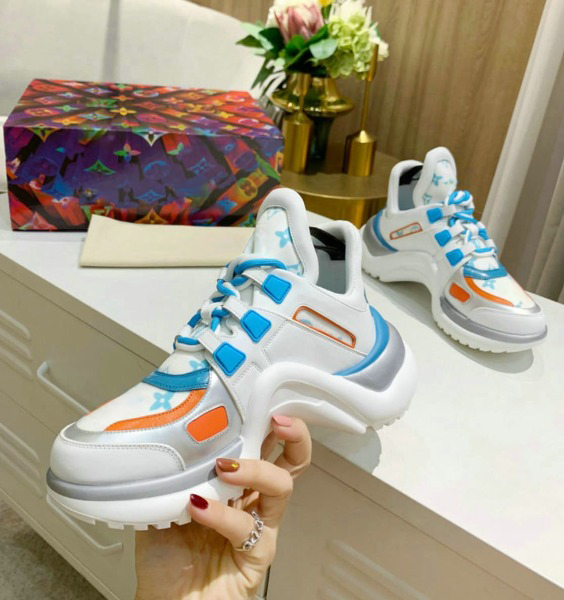 Women Archlight Blue & White Sneaker