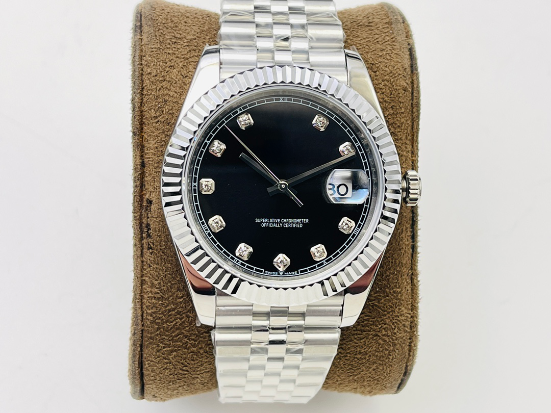 Datejust Black Dial 41mm Stainless Steel With Jubilee Bracelet