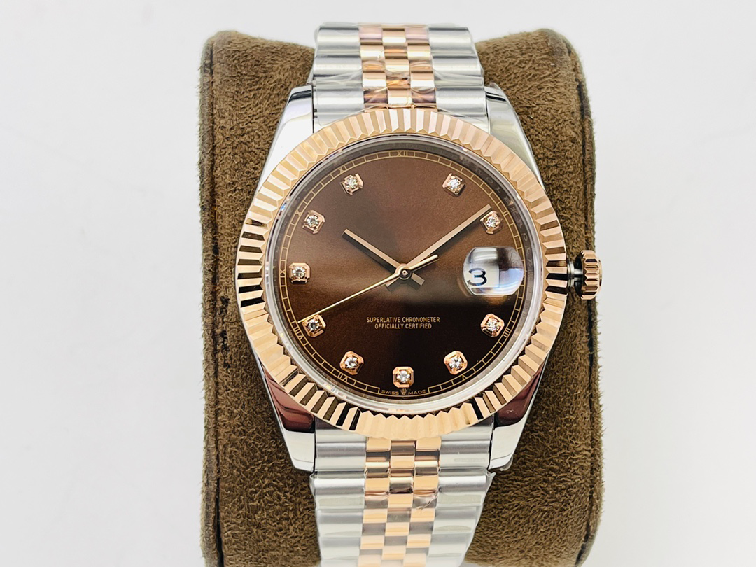 Datejust 41mm Chocolate Diamond Dial 126331