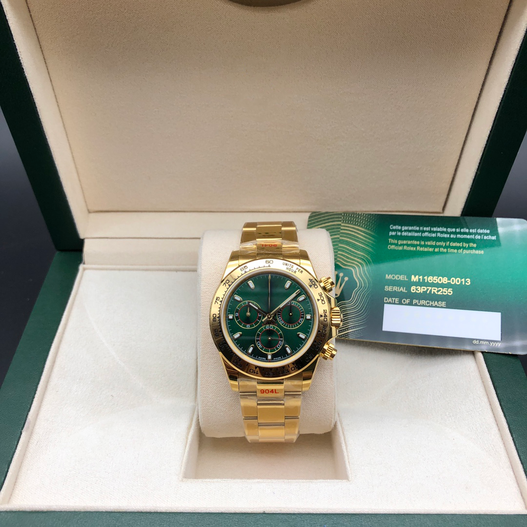 Clean Factory AAA Daytona Green Dial Cosmograph 40mm - Ref 116508-0013 